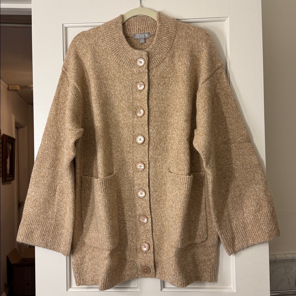 J.Crew Relaxed milano-stitch cardigan CN228 - Picture 6 of 7